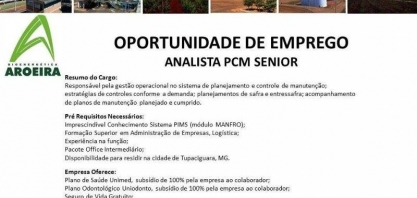 Bioenergética Aroeira contrata