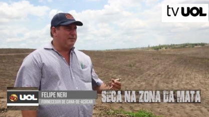 TV UOL mostra desafios dos produtores de cana com a seca no Nordeste
