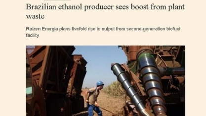 Empresa brasileira de etanol planeja multiplicar produção cinco vezes