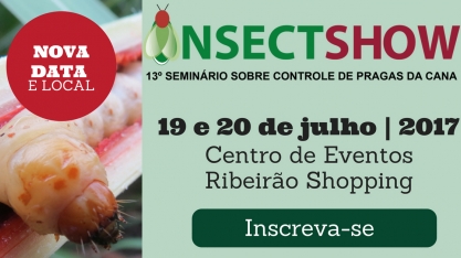 Altere em seu calendário: nova data e local do 13º INSECTSHOW