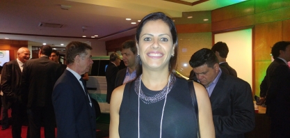 Olívia Merlin, gerente de Qualidade e Meio Ambiente da Usina Batatais, no VI Cana Substantivo Feminino