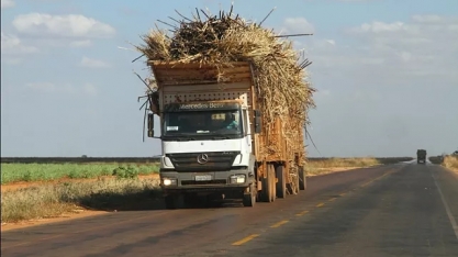 Uso de lona em caminhão de cana-de-açúcar será obrigatório em todo o país