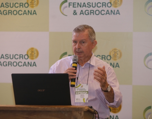 Manoel Ortolan anuncia realização do Fórum de Produtores de AgroEnergia durante lançamento da 25ª FENASUCRO & AGROCANA. Crédito: Rafael Cautella