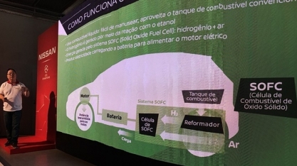 Aceleramos a van elétrica da Nissan que bebe etanol