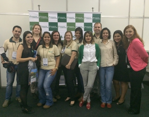 Nesta foto com jornalistas do setor sucroenergético, pode-se conferir como as mulheres são maioria: proporção 10x2
