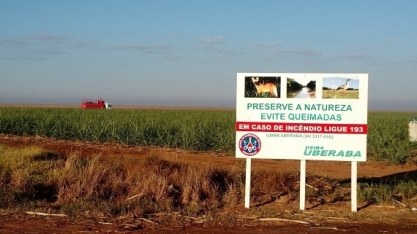 Usina Uberaba se movimenta no combate a incêndios florestais