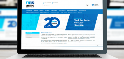 A RGB publicou o novo Website da Armo do Brasil