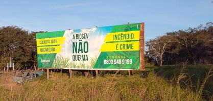 Campanha em Lagoa da Prata faz alerta para incêndios criminosos durante época de tempo seco