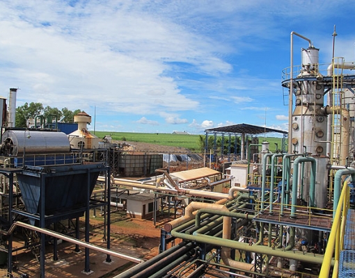 Vista de usina flex em Campos de Júlio, MT. Glauber Silveira/divulgação