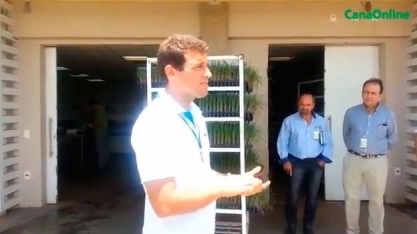 Apresentação da biofábrica para jornalistas - Biofábrica da Syngenta