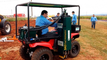 QUADRICICLO PARA AMOSTRAGEM DE SOLO É DESTAQUE NA AGRISHOW 2016
