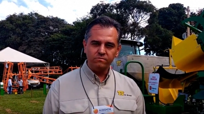 Plantadora de cana automatizada TT8022 Inteligente marca presença na Agrishow 2017
