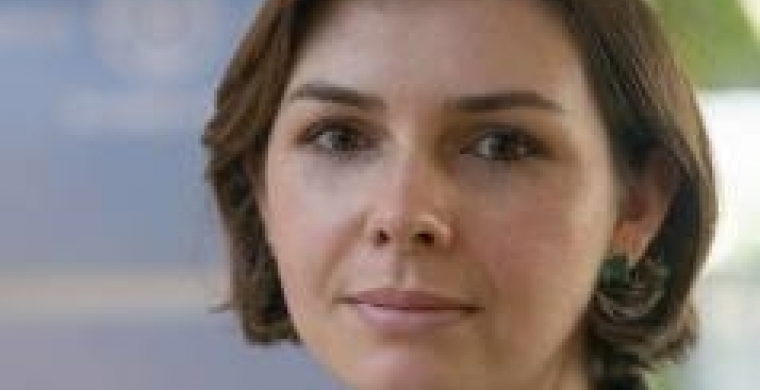 Cristiane Lourenço, Gerente de Desenvolvimento Sustentável e Parcerias na Cadeia de Valor da Bayer CropScience, no V Cana Substantivo Feminino