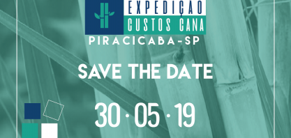 Expedição Custos Cana acontecerá dia 30 de maio de 2019