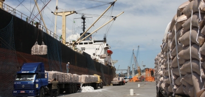 SECEX: volume de açúcar exportado em janeiro cai 29,94% ante janeiro de 2018