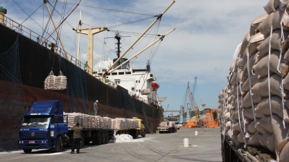 SECEX: volume de açúcar exportado em janeiro cai 29,94% ante janeiro de 2018