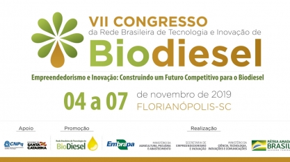Empreendedorismo e inovação na cadeia do biodiesel será a temática do Congresso de 2019