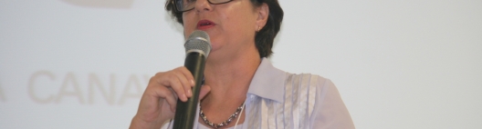 Monika Bergamaschi, ex-secretaria da Agricultura do Estado de São Paulo, no VIII Encontro Cana Substantivo Feminino