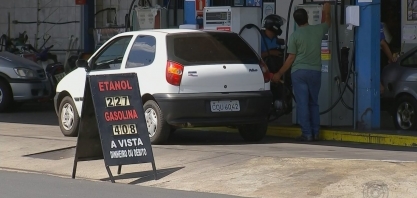 Preço do etanol cai em postos de combutíveis de Araçatuba