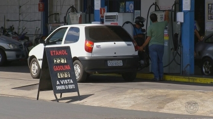 Preço do etanol cai em postos de combutíveis de Araçatuba