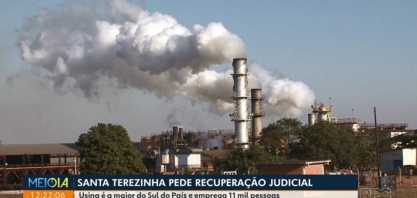 Usina Santa Terezinha pede recuperação judicial