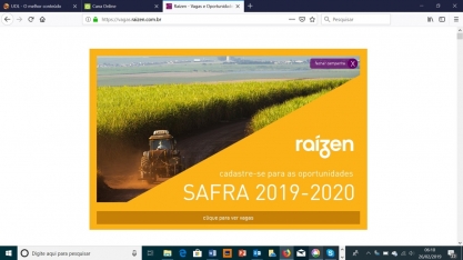Várias oportunidades de trabalho na Raízen
