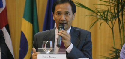 Pedro Mizutani,vice-presidente de Relações Externas e Estratégia da Raízen, no Encontro Cana Substantivo Feminino