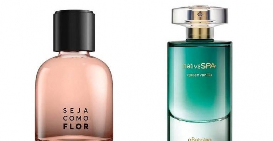 Perfume Seja como Flor (R$89,90), da Quem Disse, Berenice? e o Nativa Spa Queen Vanilla (R$139,90), de O Boticário