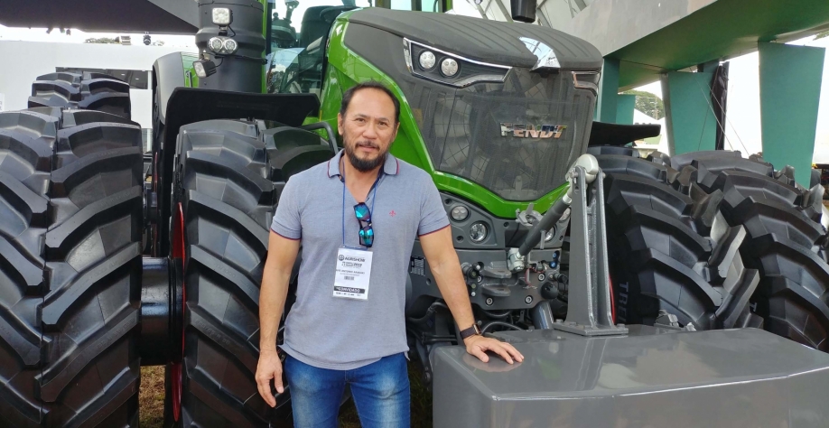 Luís Antonio Arakaki na Agrishow 2019