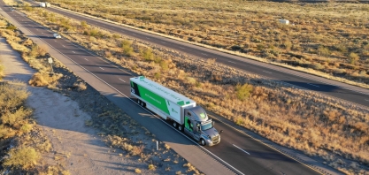 Caminhões autônomos iniciam testes de entregas para os correios nos EUA