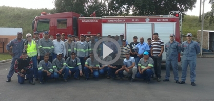 Usinas do PAM de Dracena participam de capacitação no Corpo de Bombeiros