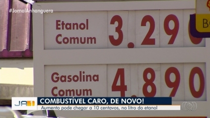 Preço do etanol aumenta novamente em Goiânia