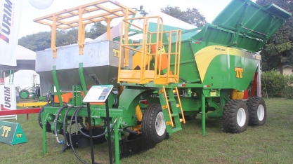 Plantadora de cana automatizada TT8022 chega à Agrishow 2019 com mais tecnologia e funcionalidades