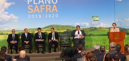 Com R$ 225,59 bilhões, Plano Safra 2019/2020 é lançado