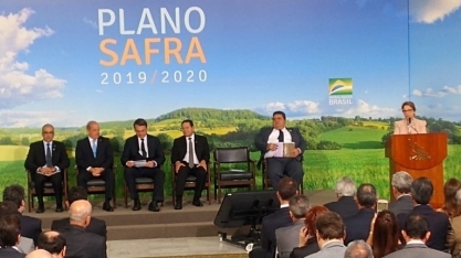 Com R$ 225,59 bilhões, Plano Safra 2019/2020 é lançado