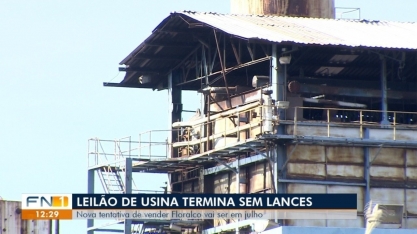 Nova tentativa de venda de usina em Flórida Paulista será realizada em julho