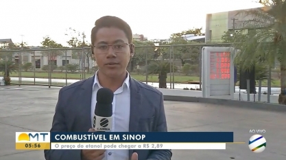 Como está o preço do litro do etanol em diferentes regiões do MT