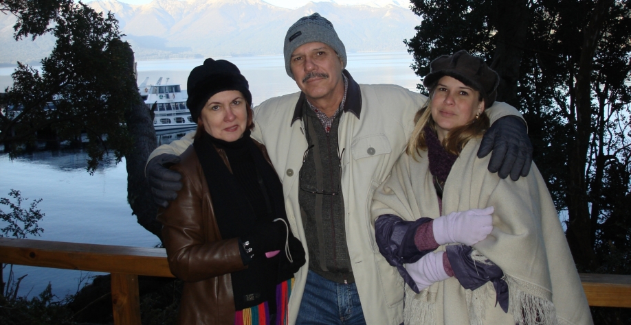  Ana e Wilson Novaretti juntos de sua filha Tânia