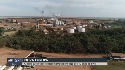 EPTV 40 anos: Nova Europa produz cerca de 570 mil toneladas de cana-de-açúcar por ano