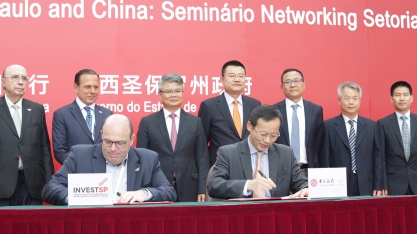 InvestSP e Bank of China assinam acordo de cooperação