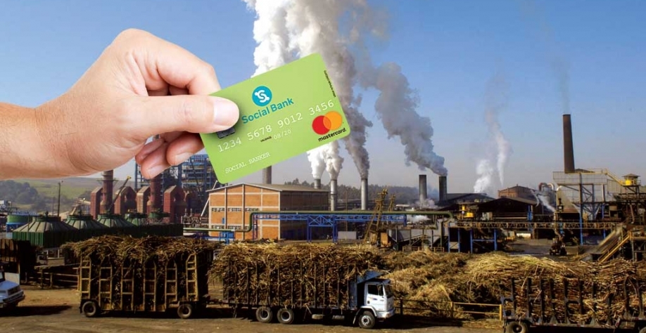 Caixa rápido - Agroindústrias, entre elas as usinas de cana-de-açúcar, estão aderindo ao pagamento digital de seus funcionários (Crédito: Christian Tragni/Folhapress)