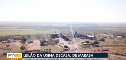 Leilão da Usina Decasa recebe proposta de R$ 22 milhões