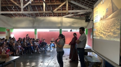Diana Bioenergia realiza palestra na escola EMEF Mirthes Pupo de Negreiros