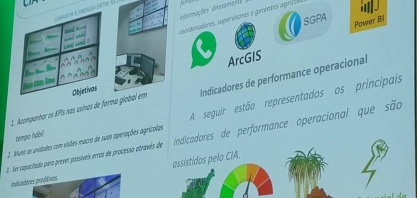 Biosev controla operações agrícolas de suas nove unidades por meio da Central de Inteligência Agrícola (CIA)