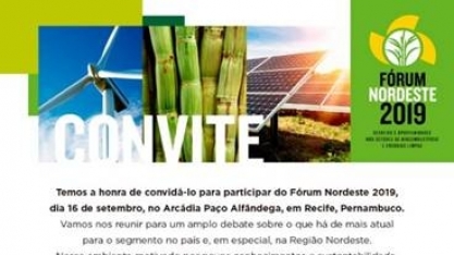 Acontece em 16 de setembro, em Recife, Pernambuco, o Fórum Nordeste 2019