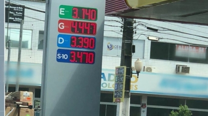 Etanol tem o maior preço em 5 meses em Maringá