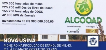 Pioneiro na produção de etanol de milho, MT já é o maior produtor do país