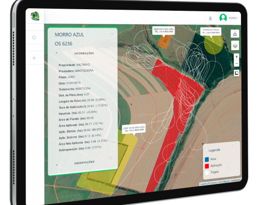 Sprain Plan oferece laudos completos sobre a aplicação defensivos agrícolas. Foto: Divulgação Dominus Soli
