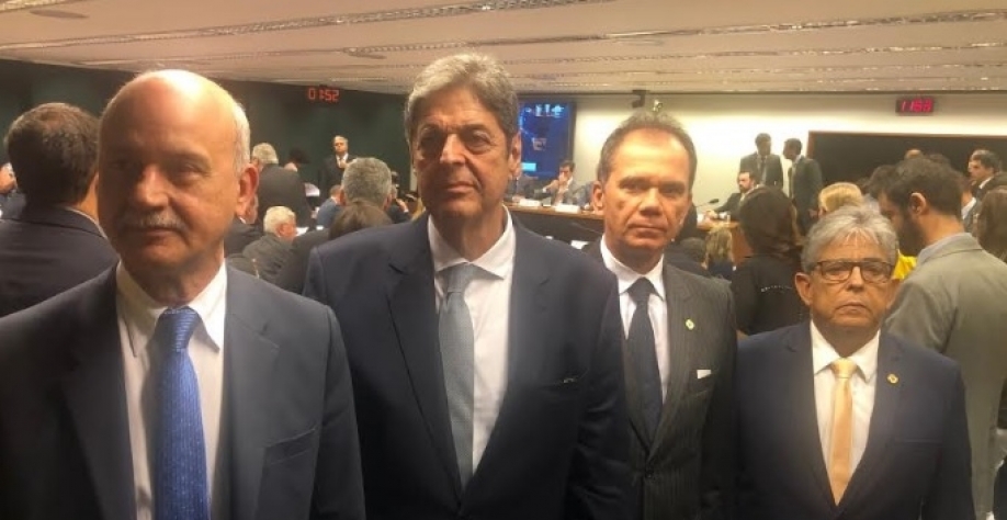 Pedro Robério (Novabio), Renato Cunha (NovaBio), Alexandre Andrade Lima (Feplana) e Braulio Gomes (Feplana) - esq para dir.