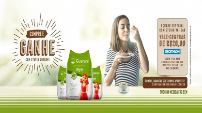 Compre e Ganhe com Stevia: nova promoção do Açúcar Guarani vai premiar consumidores com vale-compras